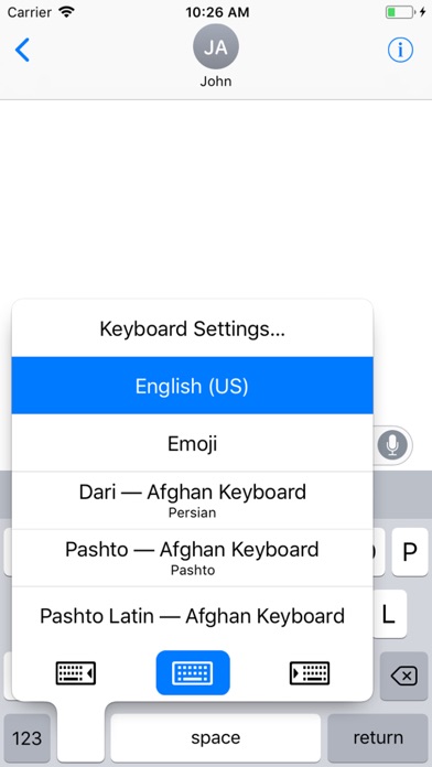 Afghan Keyboard screenshot 4