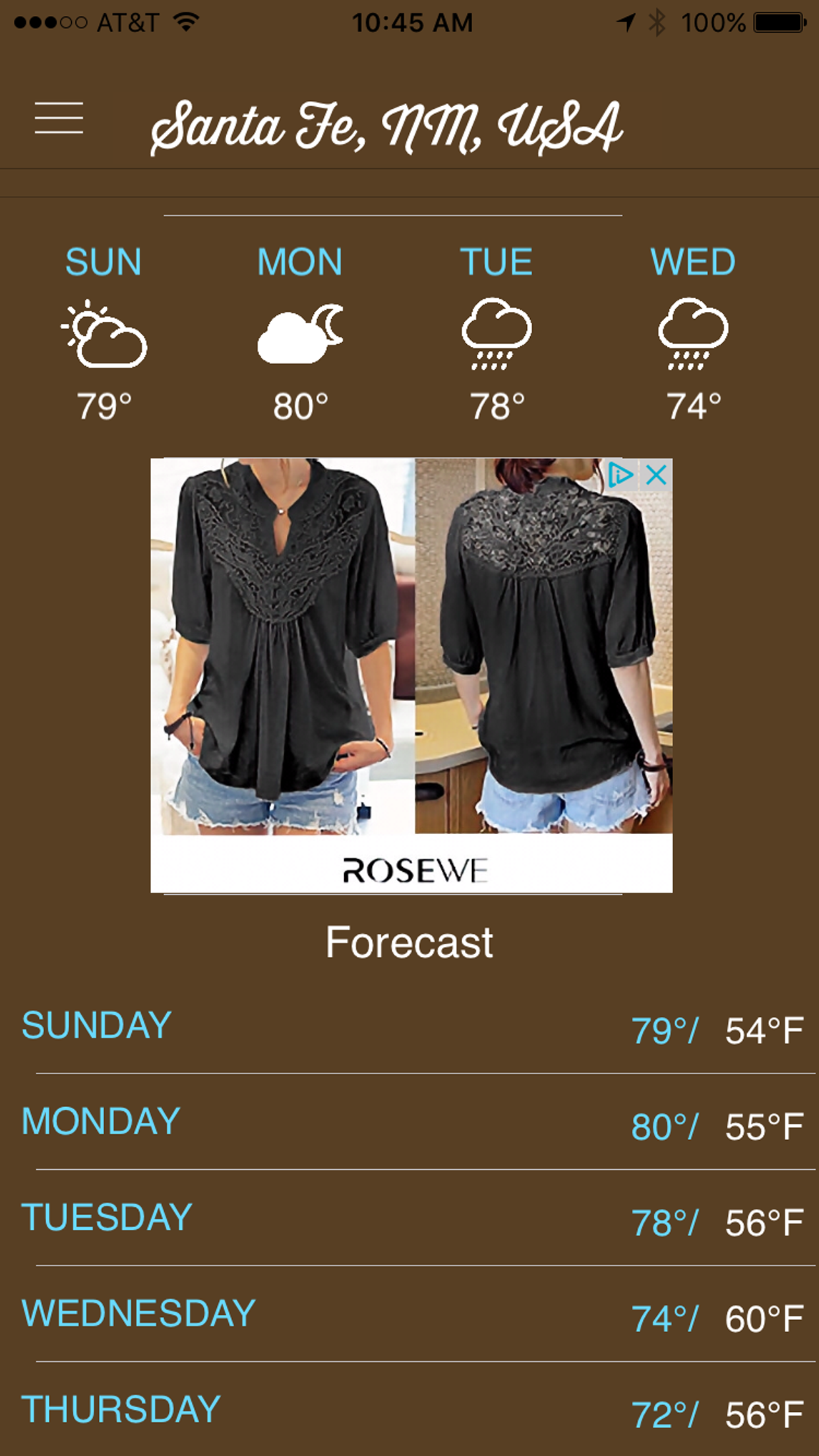Cockney Weather screenshot 4