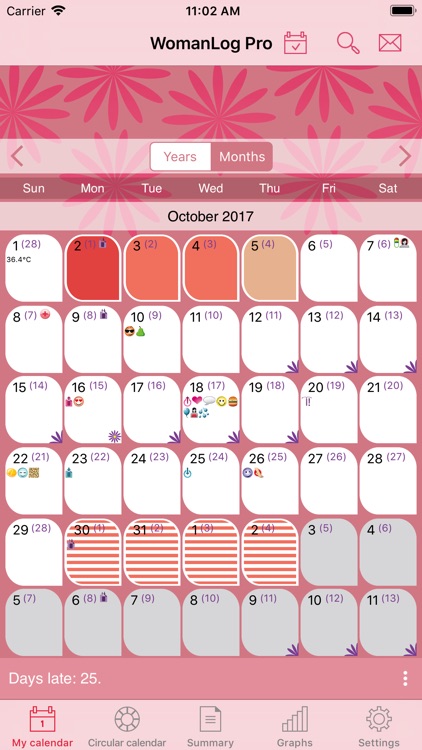 WomanLog Pro Calendar