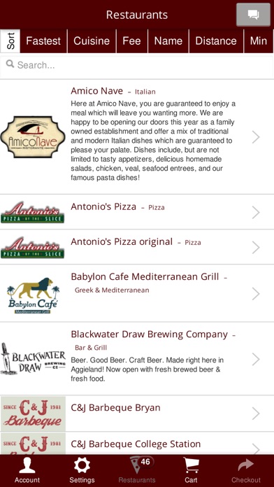 Screenshot #1 pour AggieFood.com