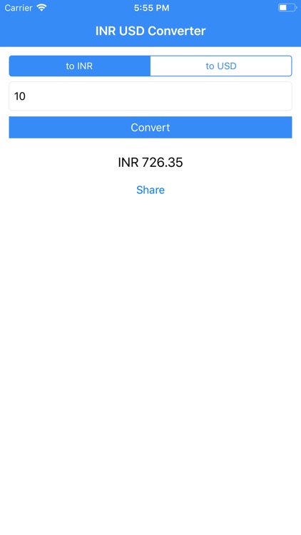 INR USD Converter