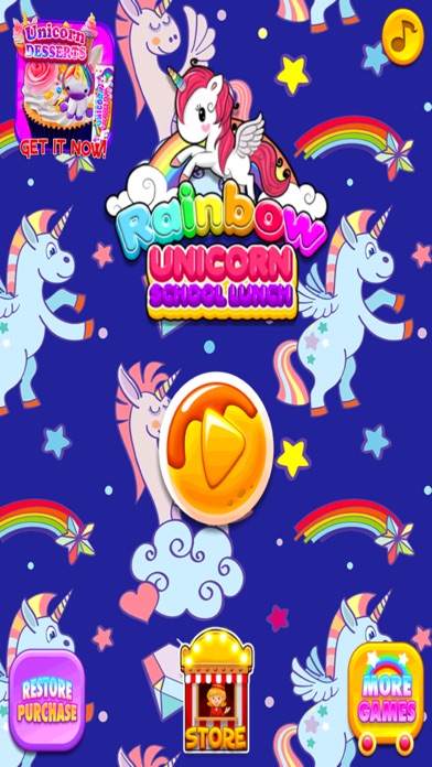 Sparkly Unicorn Glitter Meals screenshot 4