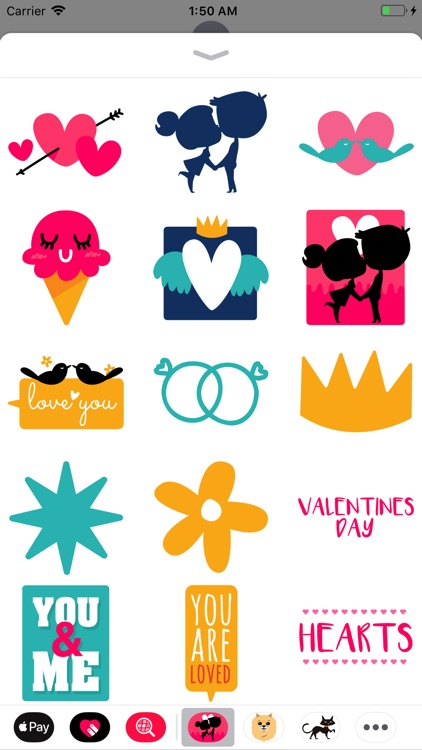 Super Valentine's Day Stickers
