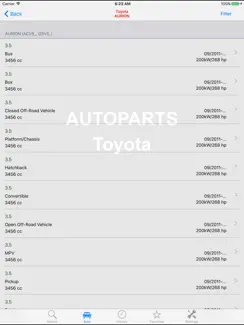 Autoparts for Toyota iPad image 2