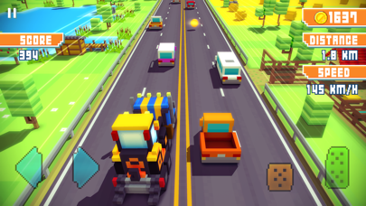 Screenshot from Blocky Highway