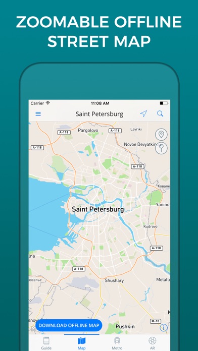 Saint Petersburg Travel Guide with Maps screenshot 3