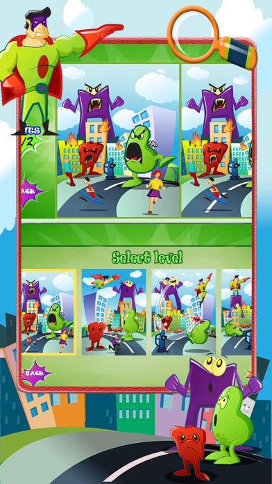 Screenshot #3 pour Superhero Trouver différence jeu