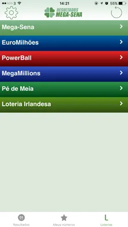 Resultados Megasena screenshot 3