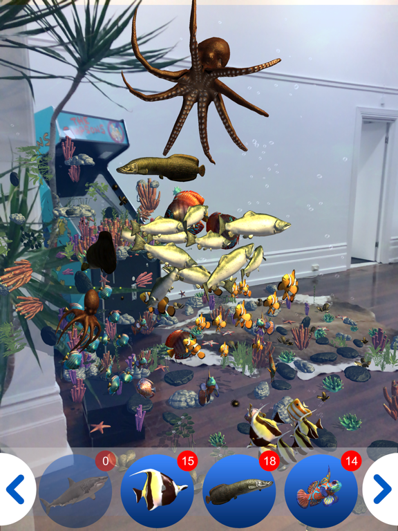 Fish Tank AR iPad screenshot 6 - Entertainment app