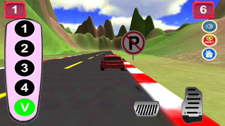 Driving car 40 questions exam screenshot-4