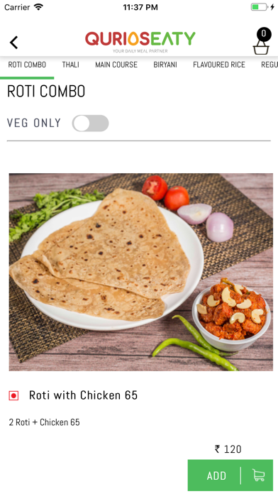 Screenshot #3 pour QuriosEaty - Your Meal Partner