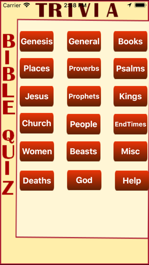 Trivia Bible Quiz