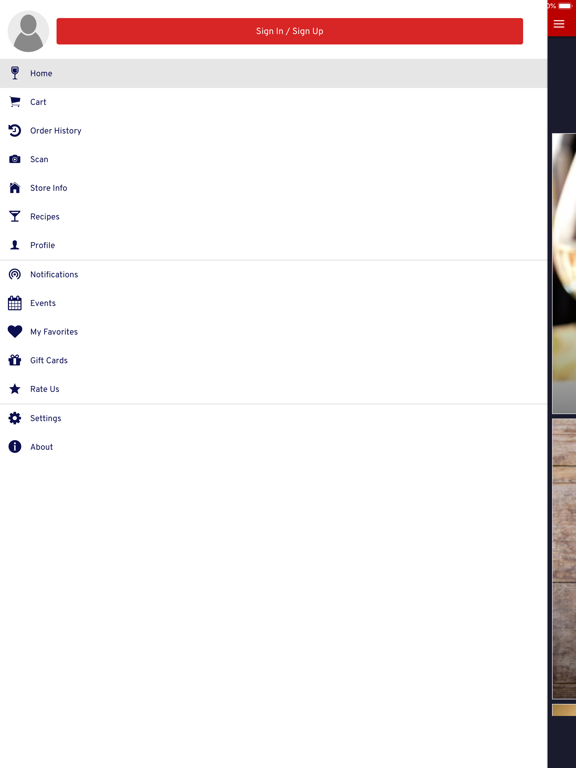 Benely Wine and Spirits iPad screenshot 6 - Shopping app