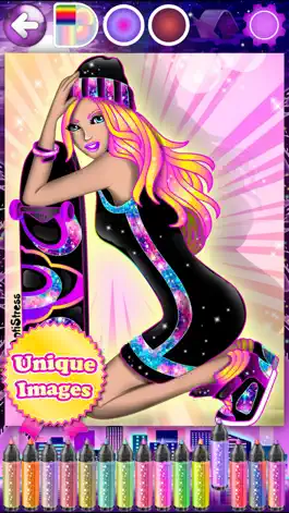 Game screenshot Fashion Adult Coloring Book apk