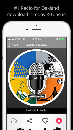 Oakland GameDay Radio - Raiders Warriors A's(圖2)-速報App