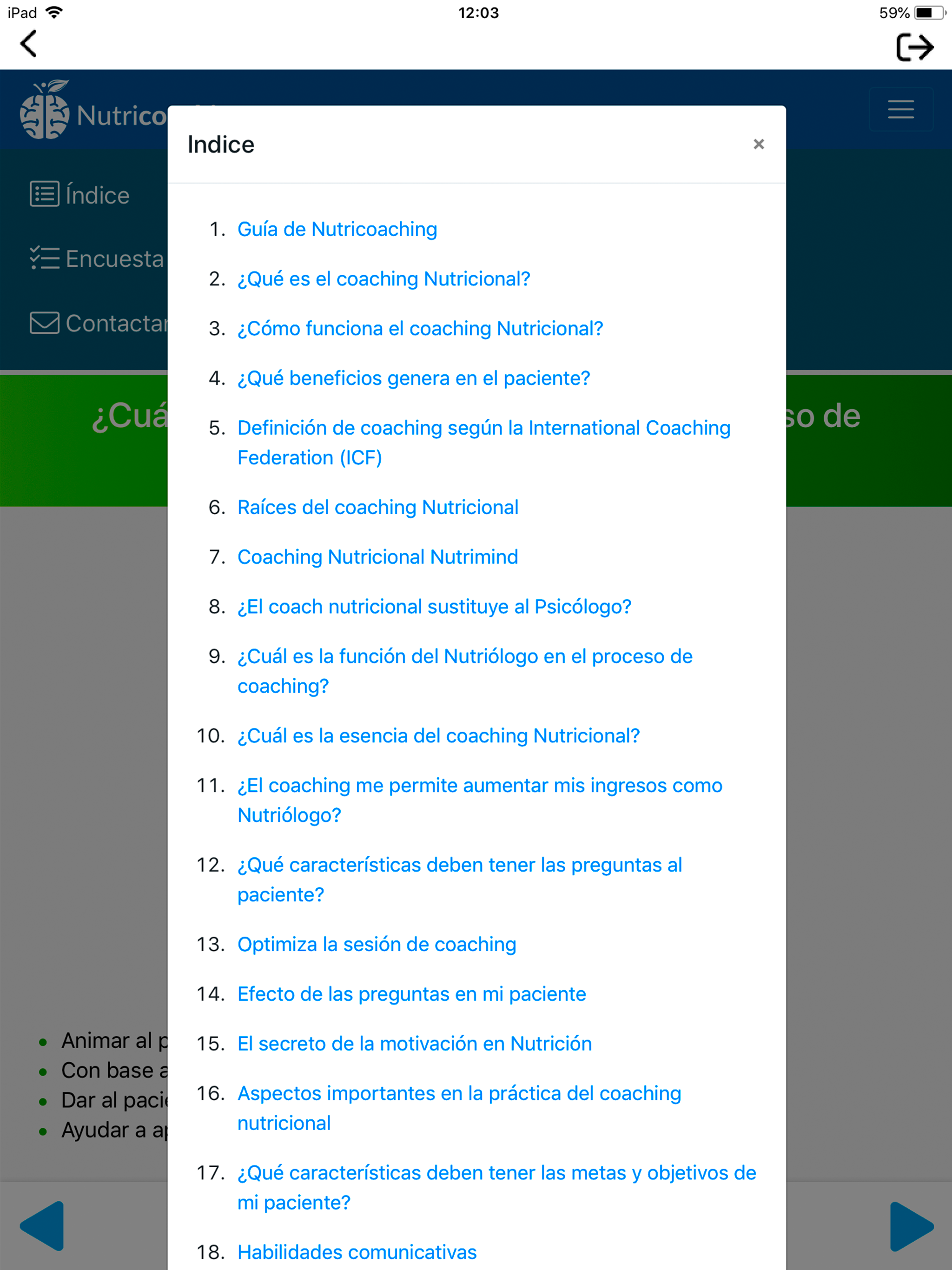 Nutricoaching screenshot 13