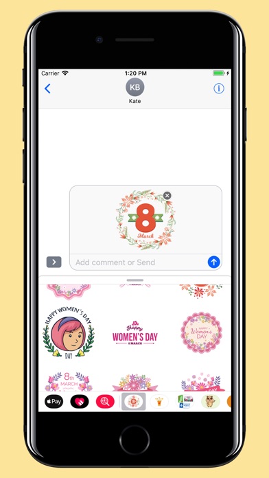 8th March Women's Day stickers screenshot 3