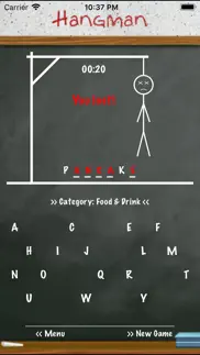 hangman (unlimited) iphone screenshot 1