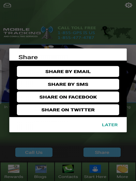 Screenshot #6 pour Mobile Tracking and Consulting