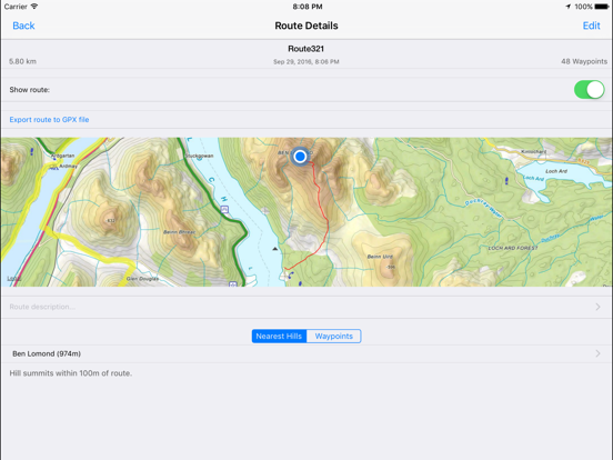 Screenshot #6 pour Loch Lomond Maps Offline