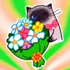 Cat Stickers: Cutie Sima delete, cancel