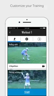lacrosse training iphone screenshot 2
