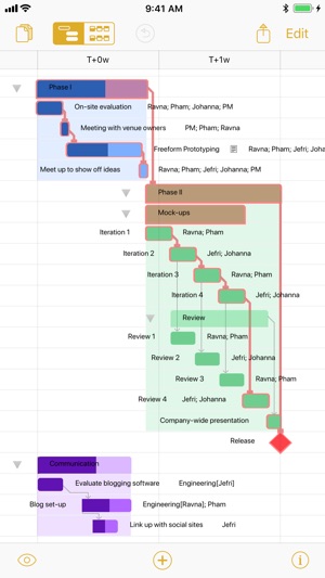 Omniplan Gantt Chart