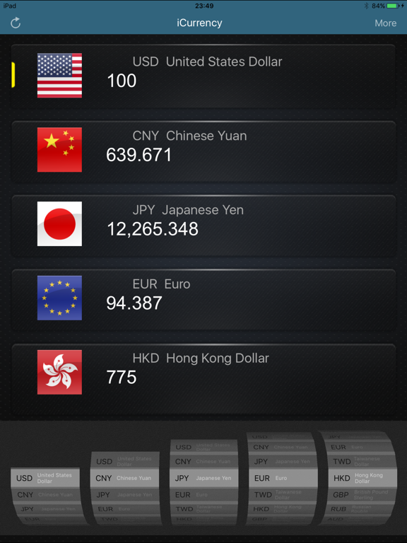 Screenshot #4 pour iCurrency-Exchange Rate