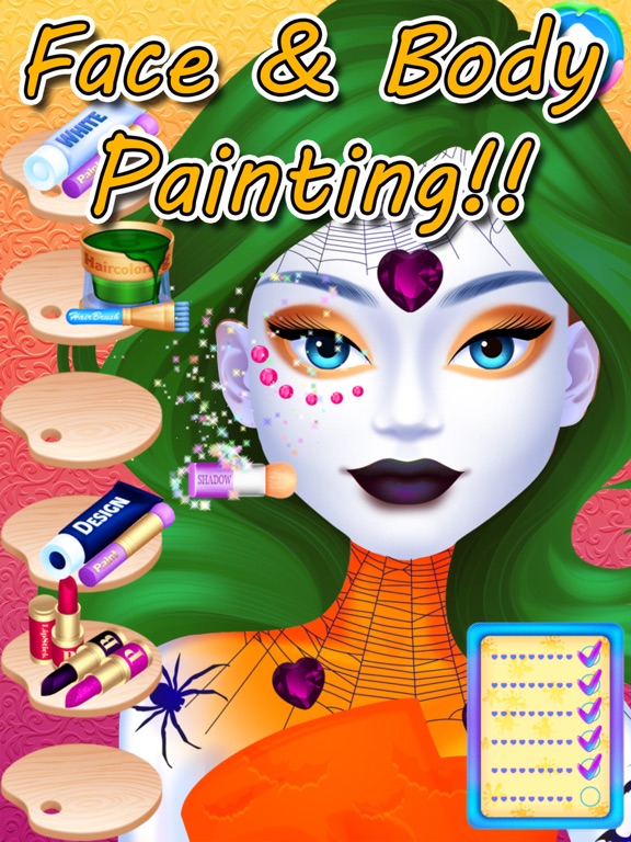 Screenshot #5 pour Halloween Face Paint Spa Party