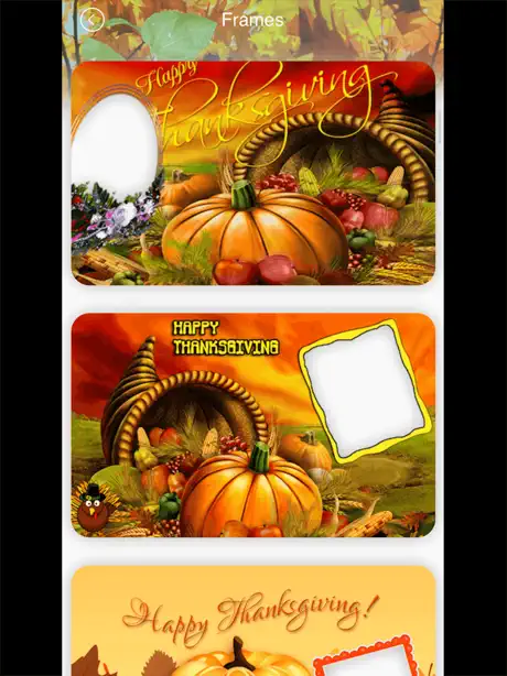 Thanksgiving Photo Frames
