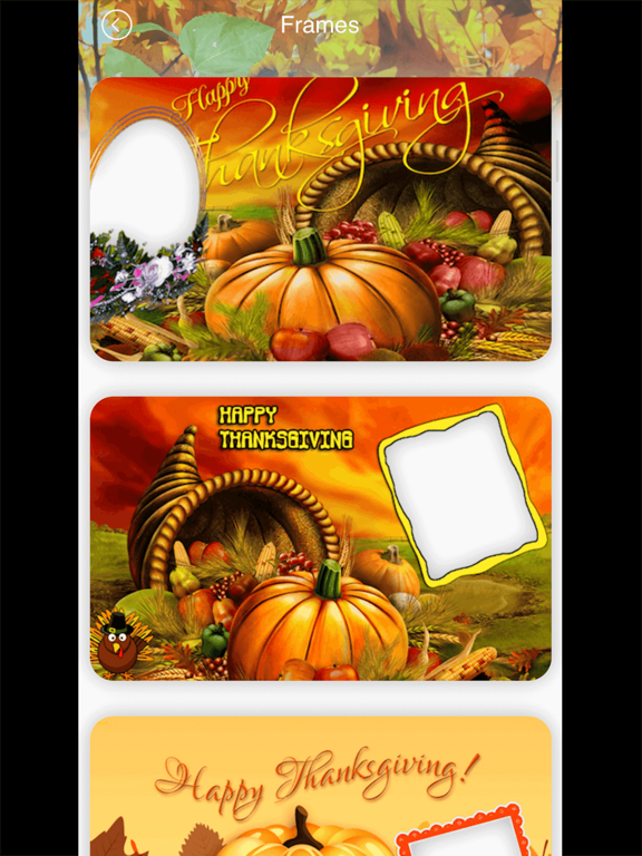 Screenshot #5 pour Thanksgiving Photo Frames