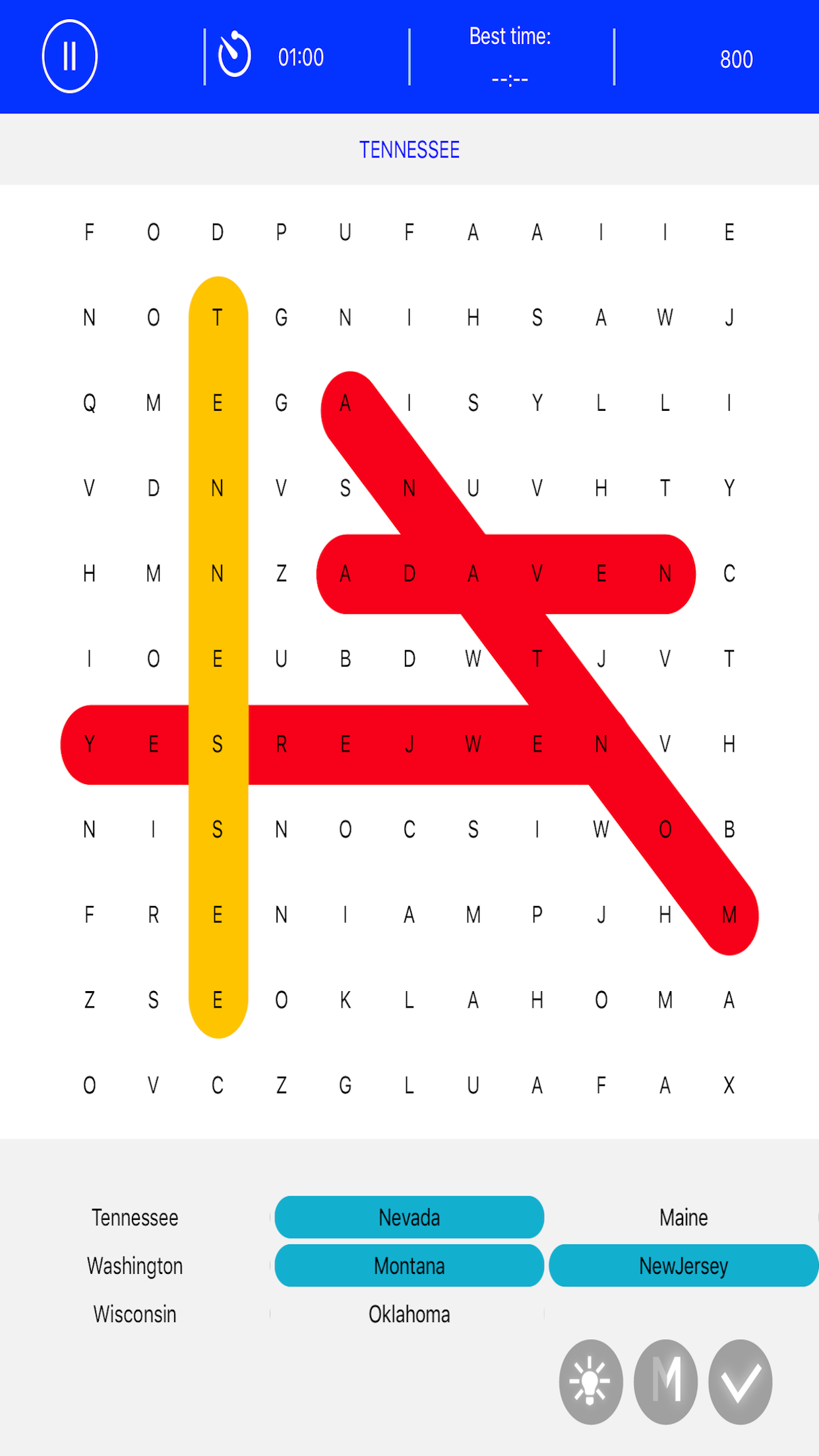 US History Word Search