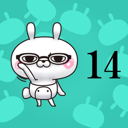 Single eyelid of a rabbit 14 icon