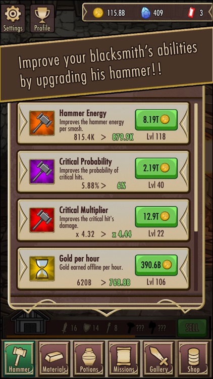 Medieval Clicker Blacksmith