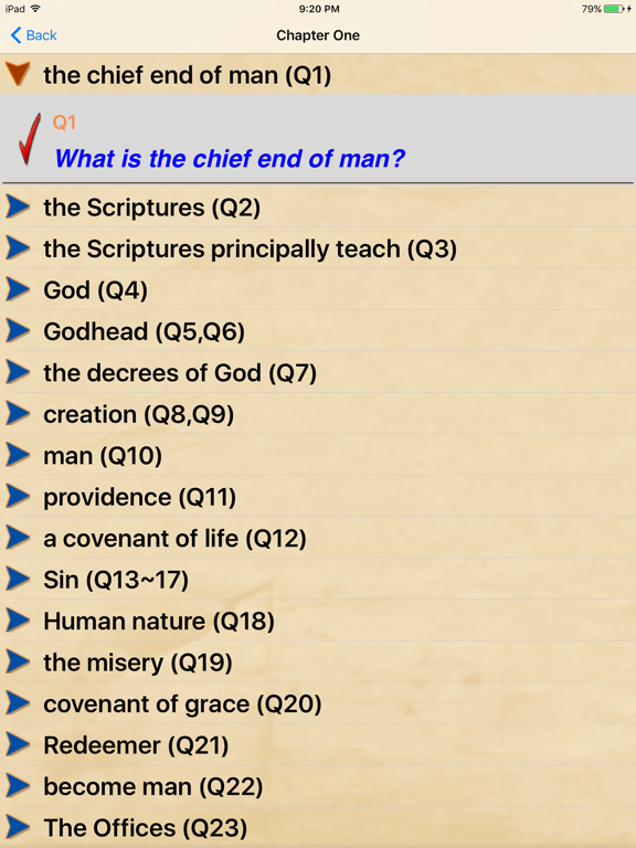 Screenshot #5 pour WM Shorter Catechism Lite