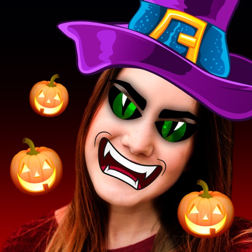 Halloween Stickers Face Editor