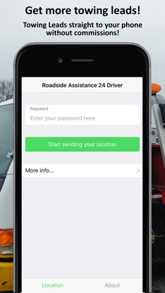 Roadside Assistance 24 Driver screenshot 1