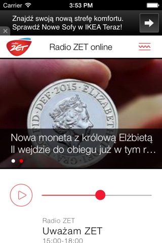 Radio ZET screenshot 2