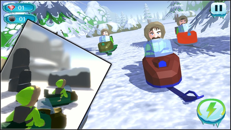 Real Snow Moto Racing : Xtreme screenshot-4