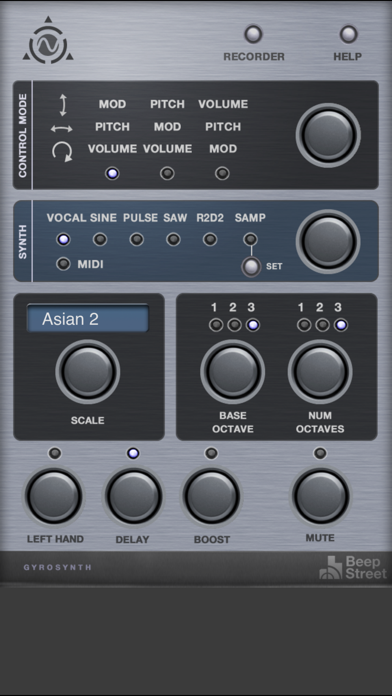 Screenshot #1 for GyroSynth