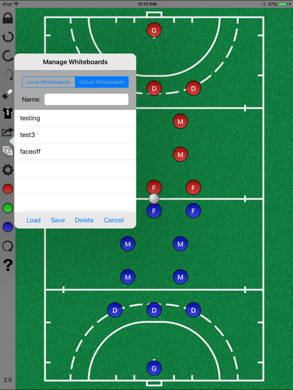Field Hockey WhiteBoard App voor iPhone, iPad en iPod touch AppWereld
