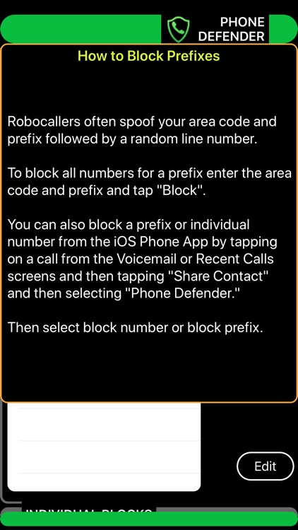 Phone Defender - Call Blocker
