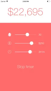 meeting cost timer/calculator screenshot #1 for iPhone