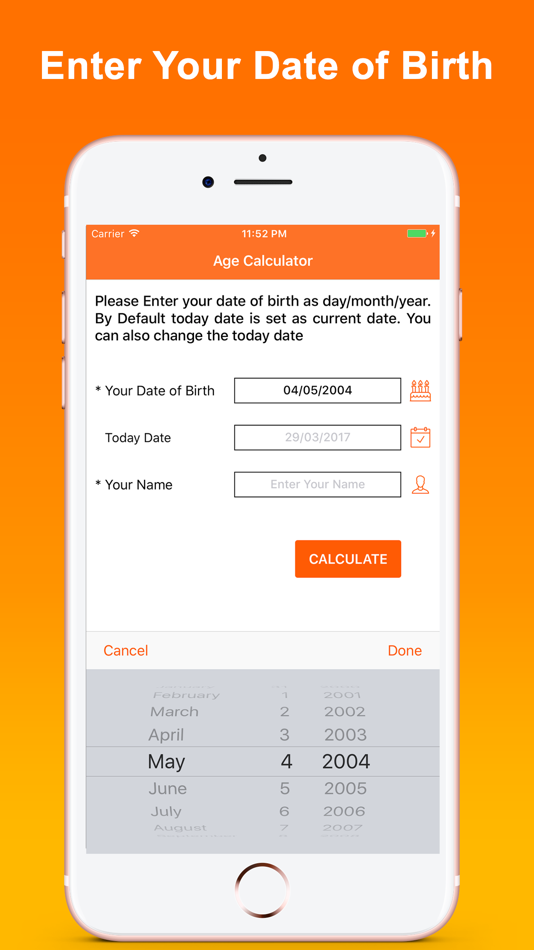 Age Calculator - DOB Finder - 1.32 - (iOS)