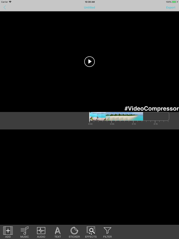 Video ToolKit - Editor Master iPad screenshot