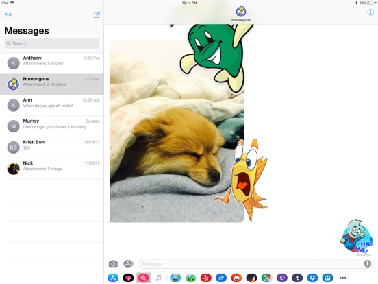Screenshot #6 pour Humongous Stickers