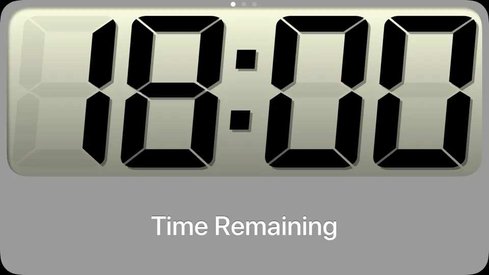 Captura de pantalla de Podium Timer Pro en iPhone 1
