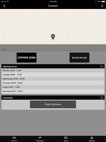 Stephen John Salon screenshot 2