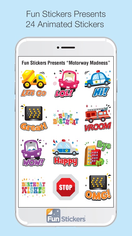 Motorway Madness iSticker