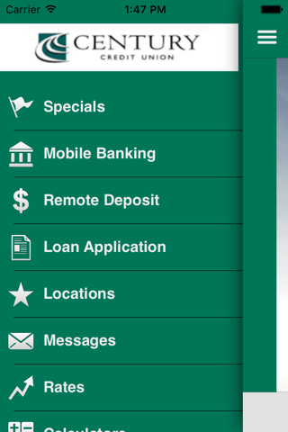 Century Credit Union screenshot 2